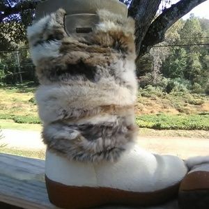 Oscar sport Rabbit fur Boots, Italy